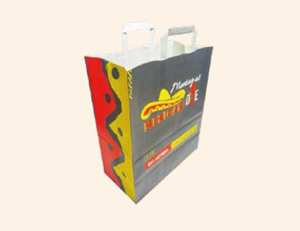 Bolsas de Papel para Alimentos, Embalaje de Papel de Grado Alimenticio, Duraderas, Impresas Personalizadas, Ecológicas, para Llevar, Compras, Resistentes - Product Image 2