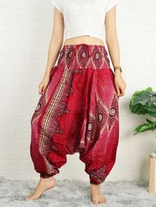 Vente chaude 2025 pantalon de sport léger femmes taille haute Baggy Hippie Fitness partout impression danse Yoga sarouel - Product Image 6