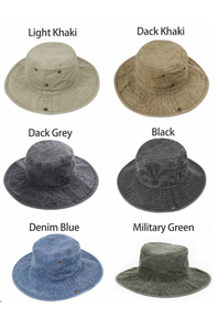 Custom Embroidered Leather Patch Logo Text Bucket <b>Hat</b> in Vietnam Factory <b>for</b> Both <b>Women</b> and Man's Travel Hiking Cap - Product Image 3