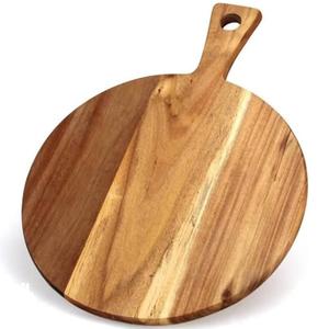 Tabla de cortar de madera de mango de aspecto excepcional para uso en la cocina, tabla de cortar de madera para cortar verduras o frutas. - Product Image 1