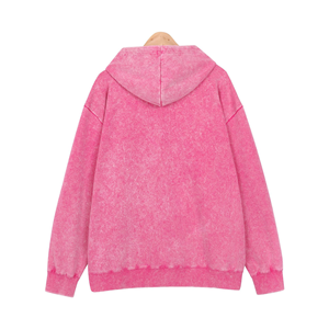 Sweat à capuche zippé délavé à l'acide personnalisé Sweat à capuche zippé délavé Sweat à capuche zippé Vintage Wash Sweat à capuche zippé logo personnalisé - Product Image 4