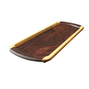 Plateau en bois de qualité supérieure plateau de service alimentaire Design fantaisie plateau de service en bois collations Dessert serveur Ware plateau - Product Image 2