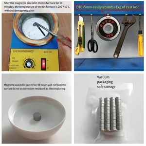 Aimants en samarium-cobalt personnalisés résistants à la corrosion et aux hautes températures, aimants puissants Sm2Co17, aimants SmCo résistants pour moteurs - Product Image 6