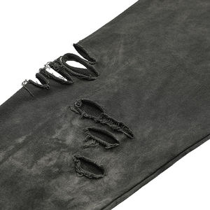 เสื้อมีฮู้ดผ้าคอตตอนฟอกสีออกแนวสตรีทแวร์ผ้าคอตตอน - Product Image 3