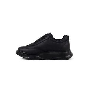 Scarpe sportive da uomo con suola alta in pelle bianca - Product Image 6
