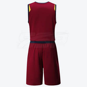 เครื่องแบบบาสเก็ตบอลทีมบาสเกตบอลเครื่องแบบบาสเกตบอลวัสดุทนทานน้ำหนักเบา - Product Image 2