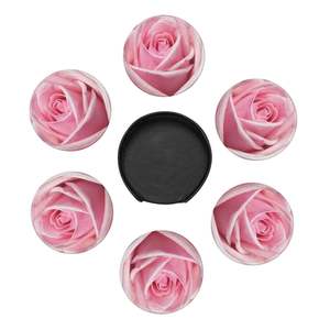 Posavasos de Cuero con Soporte de Cuero Ajustable, Juego al por Mayor, Redondos, 300 mm de Diámetro, para Uso en Mesa, Manteles y Almohadillas - Product Image 6