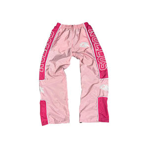 Pantalon droit décontracté Y2K pour homme, 100 % coton, teint en pièce, respirant, taille mi-haute, avec cordon de serrage, personnalisable par le fabricant - Product Image 2