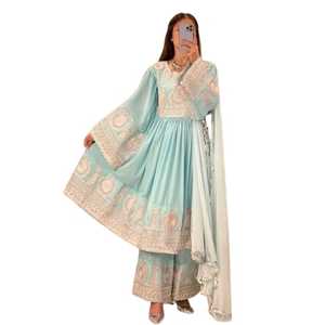 Robe traditionnelle afghane élégante-Broderie exquise Couleurs vibrantes Manches longues Tissu de qualité supérieure Parfait pour les événements culturels - Product Image 1