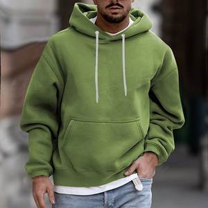 Hoodies Sweatshirt Winter Solid Color Plush Warm Coat <b>Fleece</b> <b>Sweater</b> Casual Coat Pocket <b>Sweater</b> Autumn Coat Hoodies - Product Image 3