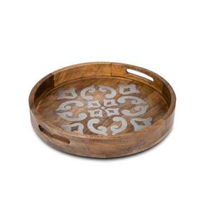 Ensemble de 3 plateaux de service en bois de conception faite à la main de qualité supérieure avec des matériaux de la plus haute qualité au meilleur coût - Product Image 4