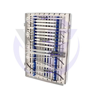 Kit de Cirugía de tejido blando de MOQ bajo 15 instrumentos mucogingivales con casete de acero inoxidable para uso dental - Product Image 1