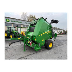 Presse à balles rondes Johnn Deeere 560R Nouvelle presse à balles rondes à chambre fixe avec moteur 75hp et boîte de vitesses pour le foin à usage agricole - Product Image 1