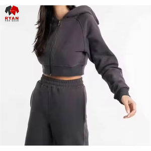Ensemble de survêtement pour femmes tendance personnalisé Streetwear décontracté tenue deux pièces pour un usage quotidien - Product Image 1