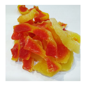 Tranches de papaye séchées tropicales du Vietnam utilisées dans les combinaisons de snacks aux fruits par l'exportateur 99 Gold Data - Product Image 3