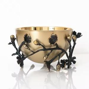 Support de chocolat poli or conçu sculptural pour servir du chocolat et servir des desserts Articles de cuisine de table - Product Image 2