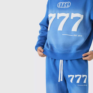 Vêtements de rue à impression bouffante avec logo personnalisé Survêtement à impression bouffante pour hommes Nouveau design à la mode - Product Image 4