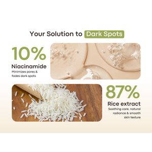 ERIGERON Suero de Arroz con 10% de Niacinamida y 87% de Extractos de Arroz, Inspirado en el Cuidado de la Piel Coreano, para Corrección del Tono de Piel y Luminosidad, Directo del Fabricante - Product Image 3