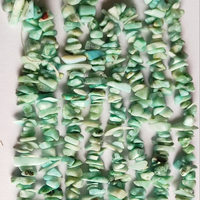 Perles Rondelles de Larimar Naturel de Haute Qualité, Pierres de Guérison, Éclats de Cristal des Sept Chakras, Gravier pour la Fabrication de Bijoux et la Décoration Intérieure, Non Taillées