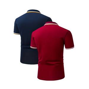 Chemises de golf et de tennis pour hommes à manches courtes personnalisées avec logo 2026, 100% polyester, respirantes, douces, imprimées, pour le sport - Product Image 2