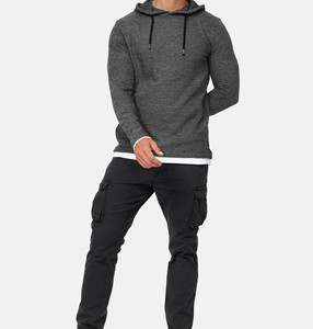 Sweats à capuche brodés d'hiver pour hommes personnalisés à séchage rapide pull en molleton 100% coton vêtements de plein air de haute qualité - Product Image 1