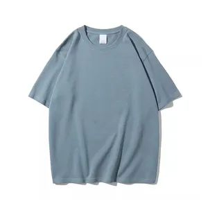 Factory Direct Silk Cashmere Men T-Shirt Wholesale Men Fitness Gym T Shirts Custom Blank T Shirt Black Workout T Shirts