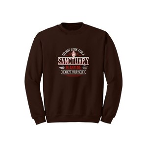 Sweat-shirt en mélange de coton avec des thèmes de bouddha imprimés Style décontracté 12 options de couleur 260-280 Placement de conception personnalisable GSM lourd - Product Image 2