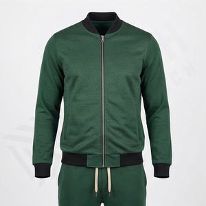 Ropa Deportiva de Moda Diseñada para Entrenamiento de Movimiento Activo, Tejido Suave y Duradero, Conjunto Deportivo Masculino Informal, Color Sólido, 100% Algodón - Product Image 1