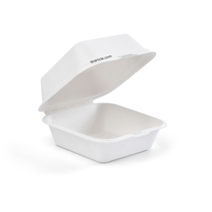Caja de hamburguesas desechable biodegradable personalizable, juego de concha, ecológico, compostable, fiestas al aire libre, camiones de comida, cumpleaños - Product Image 1