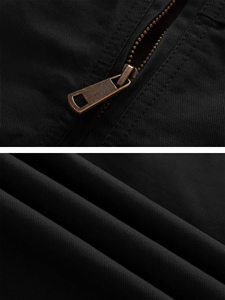 เสื้อแจ็คเก็ตผู้ชายคุณภาพสูง ผ้าแคนวาส ซิปเต็มตัว ระบายอากาศได้ดี รับสกรีนโลโก้ - Product Image 6