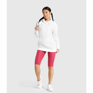 Sudaderas con Capucha de Algodón 100% para Mujer, de Secado Rápido, Ligeras, Estilo Urbano, Mangas Largas, Logotipo Personalizado OEM - Product Image 4