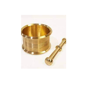 Ensemble mortier et pilon en laiton de pierre naturelle et ustensiles de cuisine et utilisation d'épices de taille personnalisée - Product Image 6