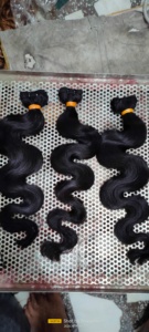 Vente en gros 100% extensions de cheveux cambodgiens alignés avec des cuticules vierges non transformées paquets de cheveux raides bruts doux - Product Image 2