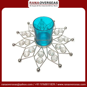 Portavelas de luz de té con diseño de cristal de calidad superior para decoraciones de boda decoraciones de jardín a precio competitivo - Product Image 4