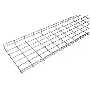 Cable Tray Manufacturer China Cable Management Electro Zinc Wire Mesh 150mm Width Steel Power