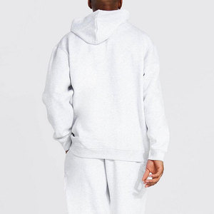 Survêtements surdimensionnés à manches longues personnalisés pour hommes pour l'hiver Ensemble respirant avec col à capuche Technique imprimée Marque privée - Product Image 4