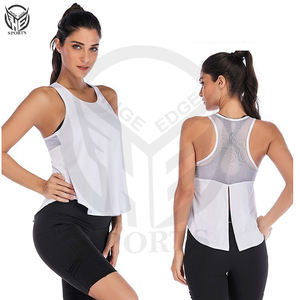 Camisetas sin mangas para mujer, camisetas de gimnasio y singlets, servicio OEM personalizado, sexy, 100% algodón - Product Image 6