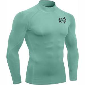 Vêtement de compression respirant à manches longues pour le Jiu-jitsu, le BJJ et le MMA, unisexe, en polyester et élasthanne, tissu 240g, personnalisable - Product Image 6