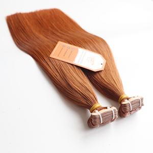 Bande dans les extensions de cheveux cheveux humains vierge 100% vietnamien cuticule aligné Remy cheveux humains bruts longue durée - Product Image 6