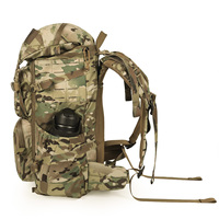Sac à dos tactique 35L camouflage MOLLE avec fermeture éclair latérale complète et fermetures éclair YKK