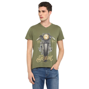 Camiseta ajustada de alta calidad con cuello redondo para hombre, diseño de logotipo personalizado, estampado informal para cuello de Polo, LICRA transpirable de talla grande, Exportación - Product Image 4