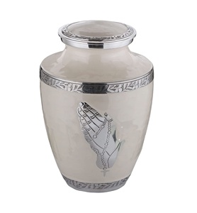 Urnes de crémation décoratives pour animaux de compagnie et cendres humaines pour la maison britannique Urne commémorative de souvenir funéraire de qualité standard faite à la main - Product Image 1