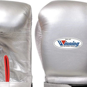 Gants de boxe professionnels en cuir rouge argenté, poignet à velcro, gants d'entraînement et de sparring pour hommes et femmes - Product Image 5