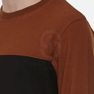 Vente en gros de pulls molletonnés en coton mélangé de haute qualité personnalisés en coton polyester faits pulls pour hommes - Product Image 6