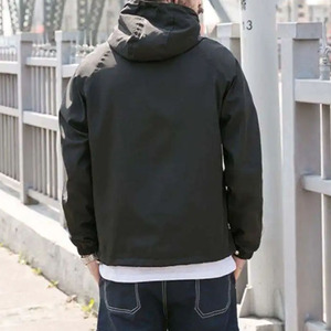 OEM Factory High Quality Men's Autumn <b>Running</b> <b>Jacket</b> Custom Windbreaker Breathable Windproof Casual Quilted Canvas Stand Outdoor - Product Image 6