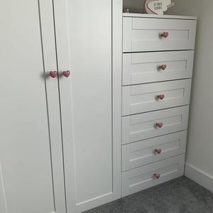 Heart Shape Knob for Cabinets Drawers and Doors Cute Decorative Handle for Home Decor <b>Kids</b> Room Furniture and Interior Styling - Product Image 4