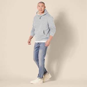 Sweat à capuche en molleton sherpa streetwear avec logo personnalisé, vêtements de sport lourds, veste à capuche, prix bas et abordable - Product Image 2