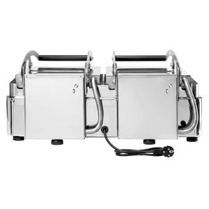 Parrilla de Contacto de Cerámica Vitrocerámica GGM Gastro Modelo GKKF642 3.4 kW Superficie de Asado Lisa y Acanalada 2 x 220x220 mm - Product Image 5