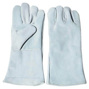 ถุงมือเชื่อมหนังคุณภาพสูง ถุงมือป้องกันความปลอดภัยในงานอุตสาหกรรม ทนความร้อนสำหรับงานโลหะ ถุงมือเชื่อมที่ทนทาน - Product Image 1