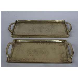 Plaque ronde en fonte d'aluminium Laiton forgé brut en fonte d'aluminium Petit plateau l Métal Artisanat Décoration moderne - Product Image 3